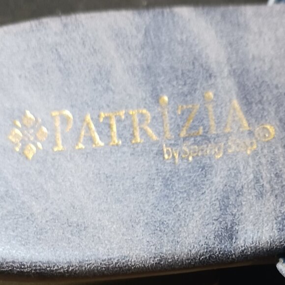 Patrizia By Spring Step Jeweled Blue Thong Sandal size 40 / US size 9 - Picture 8 of 10